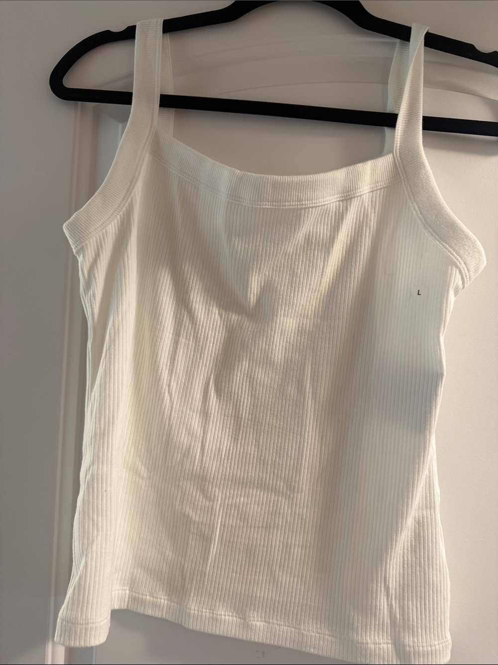 American Eagle Outfitters White Ribbed Tank Top